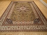 Luxury Silk Gold Rug Beige Traditional Rugs 2x4 Entrance Rug 2x3 Door Mats Beige Foyer Rugs Indoor Small Bedroom Rugs (2'x4' Kitchen/door Mat)