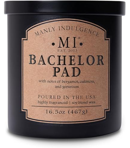 Manly Indulgence 5 O'Clock Shadow Scented Candle - 16.5 Oz, 2-Wick, Oakmoss & Musk Scent For Men - View #8