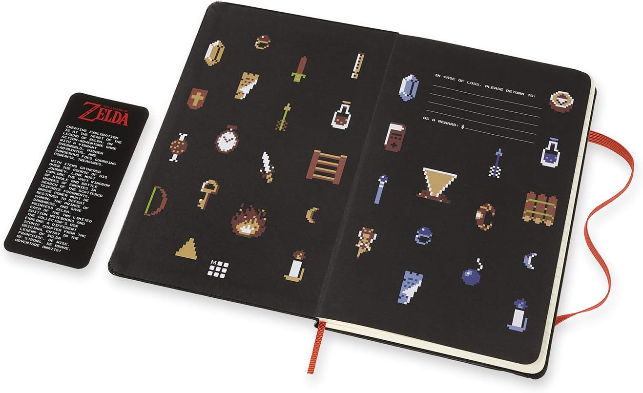 Moleskine The Legend of Zelda Themed Notebook, Ruled Notebook in