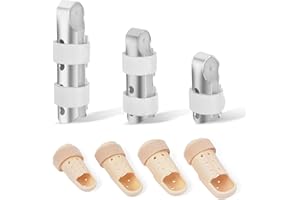 Sopito Finger Splint, 7PCS Finger Support Brace Finger Stabilizer for Broken Fingers Straightening Arthritis Knuckle Immobilization