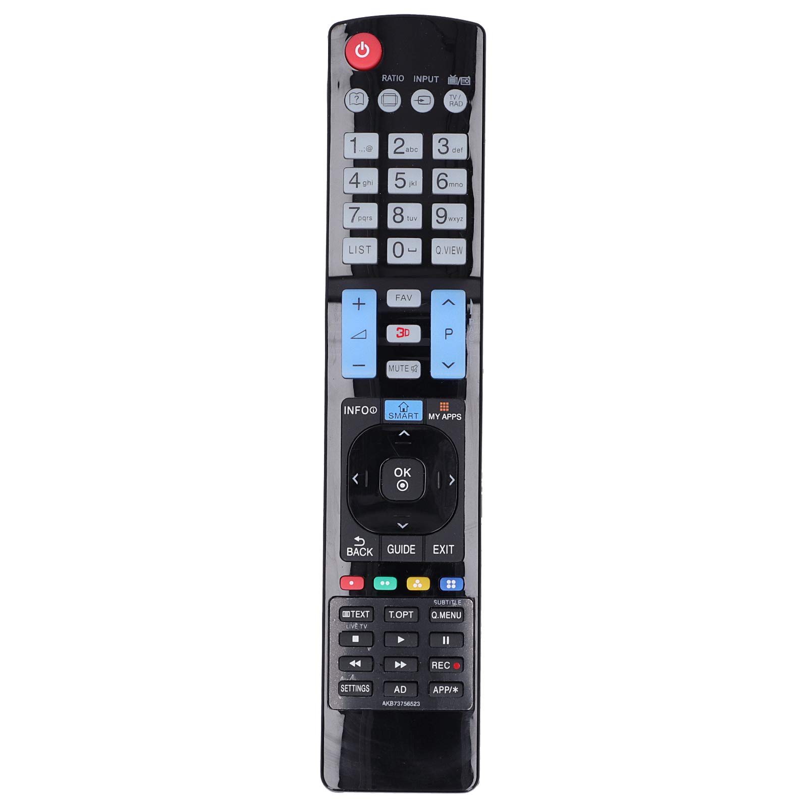 Elprico Universal Remote Control for LG AKB73756523,Replacement Remote Control for LG 26LV2500 32LK330 32LK450 32LV2500 32LV350