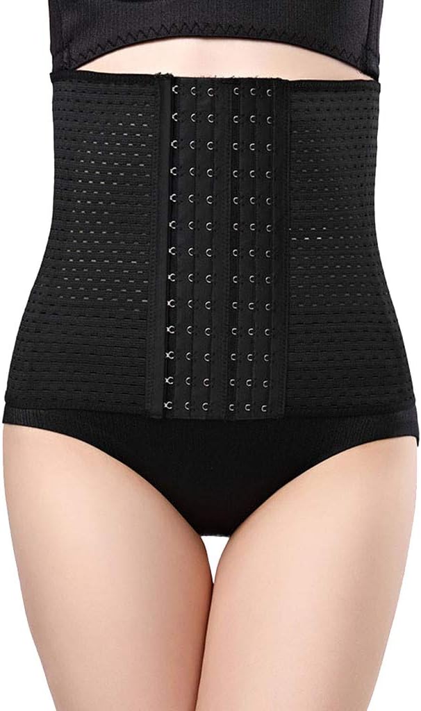 DONTAL Hollowing Out Corset Abdomen Women Shaping Tied Waists Shapewears Tummy Control