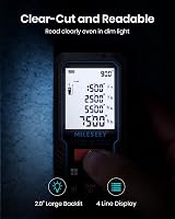 MiLESEEY 120M Laser Measure, 229ft Digital Tape Measure with Auto Angle view 7