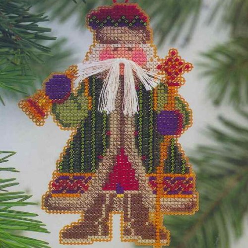 Bell Ringer Santa - Cross Stitch Kit