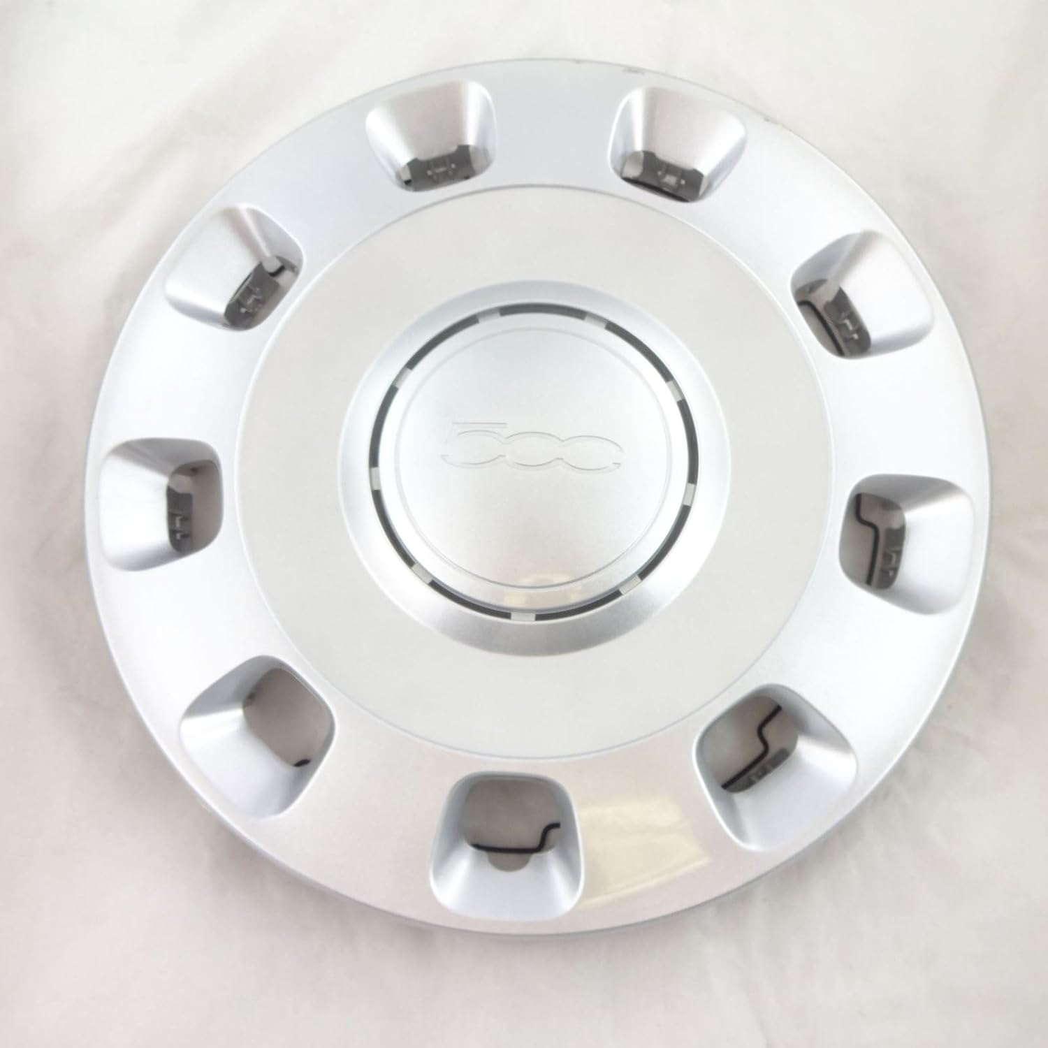 New Fiat 500 1.2 Pop 14" Inch Hub Cap Silver Wheel Trim Genuine Fiat