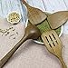 Wooden Cooking Utensils,Wooden Spoons for Nonstick Cookware,Organic Wood Cooking Spoons Kitchen Utensil with Spatula (Wenge 4 Pack)
