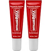 EMUAIDMAX Nail Care Treatment Ointment, Maximum Strength, 0.35oz, 2 Pack | Intensive Nail &amp; Cuticle Support, Tea Tree Oil, Bacillus Ferment &amp; Vitamin E, For Dry, Brittle, Discolored Nails