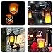 Sanwo Flame Flickering LED Lights Bulbs, LED E26 2835 LED Beads Realistic Fire Flameing Flicker Effect Light Bulb with Atmosphere Lighting Vintage for Home Holiday Decoration/Hotel/Bars (3 Models)