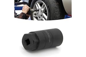 getfay Pack-1 Car Oil Pressure Sensor Disassembly Tool, 3/8" Driver Deep Design Oil Pressure Sending Socket, 3" Oil Pressure Sending Unit Fit 1" and 1 1/16" Switches, Universal for Cars (Black)