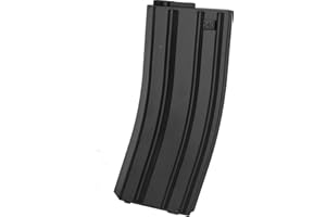 Evike Airsoft - 6mmProShop 140rd Mid-Cap Mag for M4 Airsoft AEGs (Color: Black/Single Mag) - (PID: 55084)