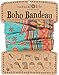 Natural Life Boho Bandeau Pattern, Turquoise and Grey