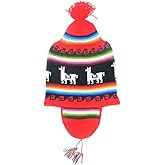 Gamboa Alpaca Hat Beanie Hats for Men and Women Cap with Ear Flaps Winter Peruvian Hat