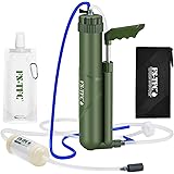 FS-TFC Portable Water Filter 0.0001 Micron Super-high Precision Water Purification Survival Gear for Hiking, Camping, Travel,