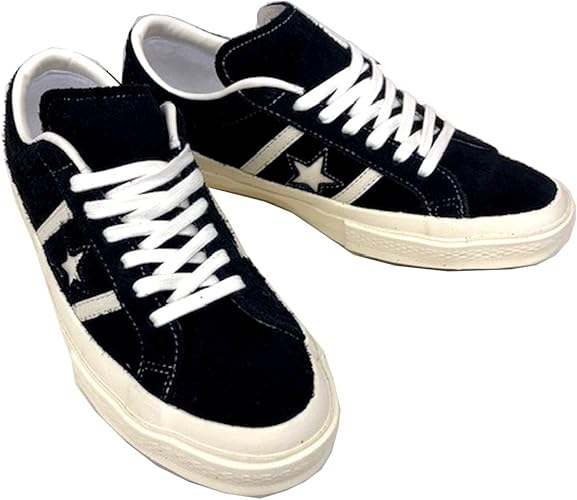 Amazon コンバース 限定モデル One Star ワンスター スター バーズ スエード ブラック Star Bars Suede メンズ スニーカー ブラック Measurement 28 Point 0 Centimeters スニーカー