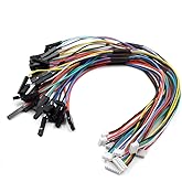 elechawk 9 PCS 1.25mm to Dupont 2.54mm Pitch Adapter Cables Wire Compatible with JST Molex PicoBlade 1.25 for Pixhawk Flight 