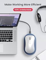 VAYDEER Ultra Slim Mouse Mover Air 3 Jiggler Adjustable Timer Silent view 6
