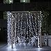 LED Curtain Fairy Lights ,String Lights 304 leds Icicle Window Night Light ,8 modes, Christmas Wedding Party Outdoor Decor Lighting (White Color) 9.8x9.8ft(118in*118in)
