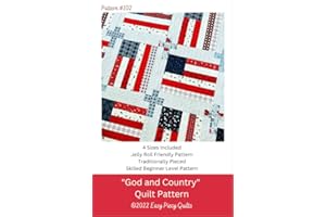 Easy Piecy Quilts God and Country Quilt Pattern