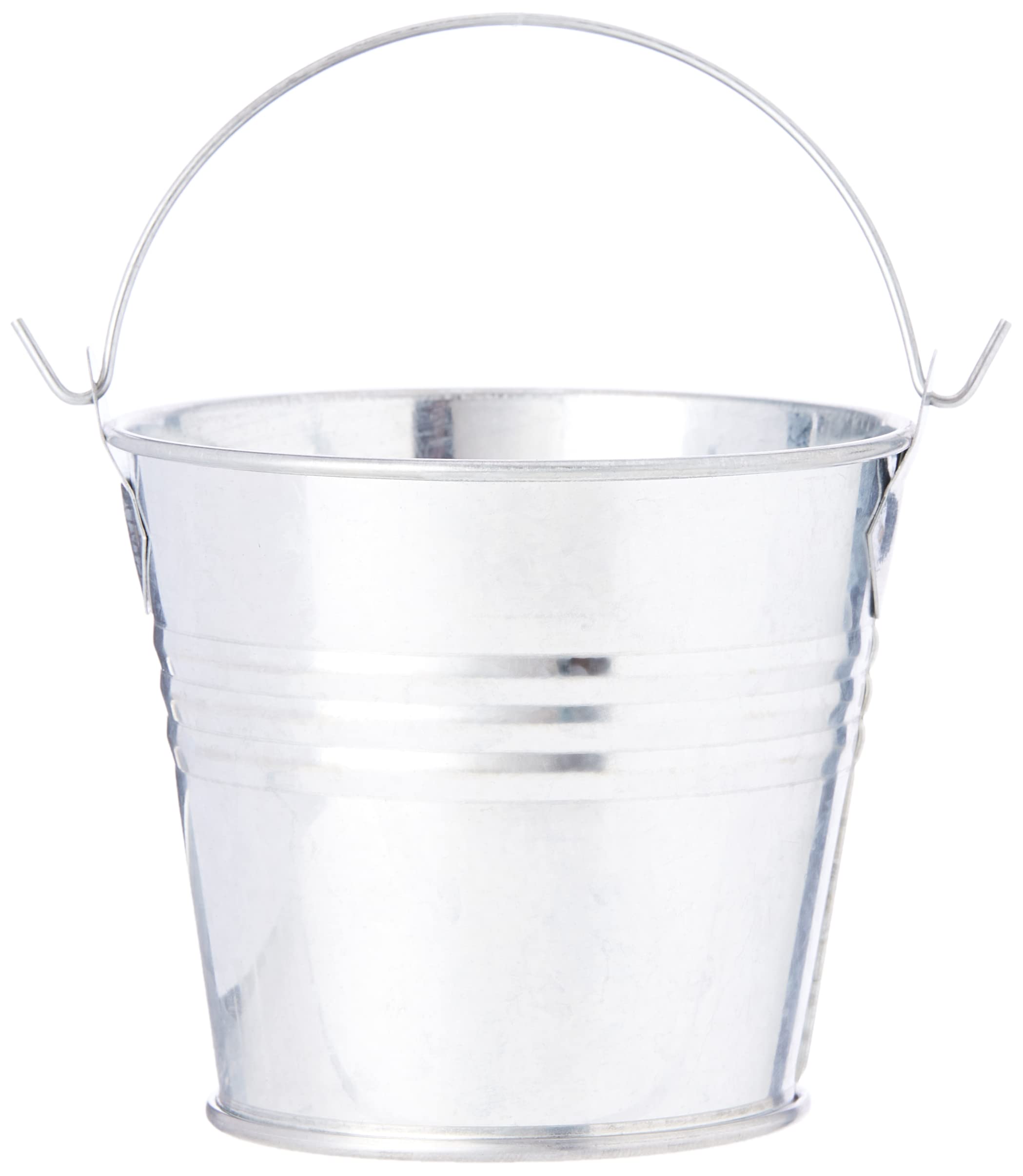 Genware NEV-GSB8 Galvanised Steel Serving Bucket, 8.5 cm