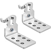 Ganvitro 2334 Morse Cable Bracket for Automotive Cable Installation | Universal Weld-On Carburetor Linkage Plate, Secures Throttle Cable for Smooth and Reliable Operation