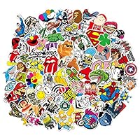 Sticker 200 Pcs Vinyl Waterproof Stickers Laptop Luggage Stickers Skateboard Guitar Travel Case Graffiti Sticker Door Car Motorcycle Bicycle Stickers Teens Girls Boys (200 pcs)