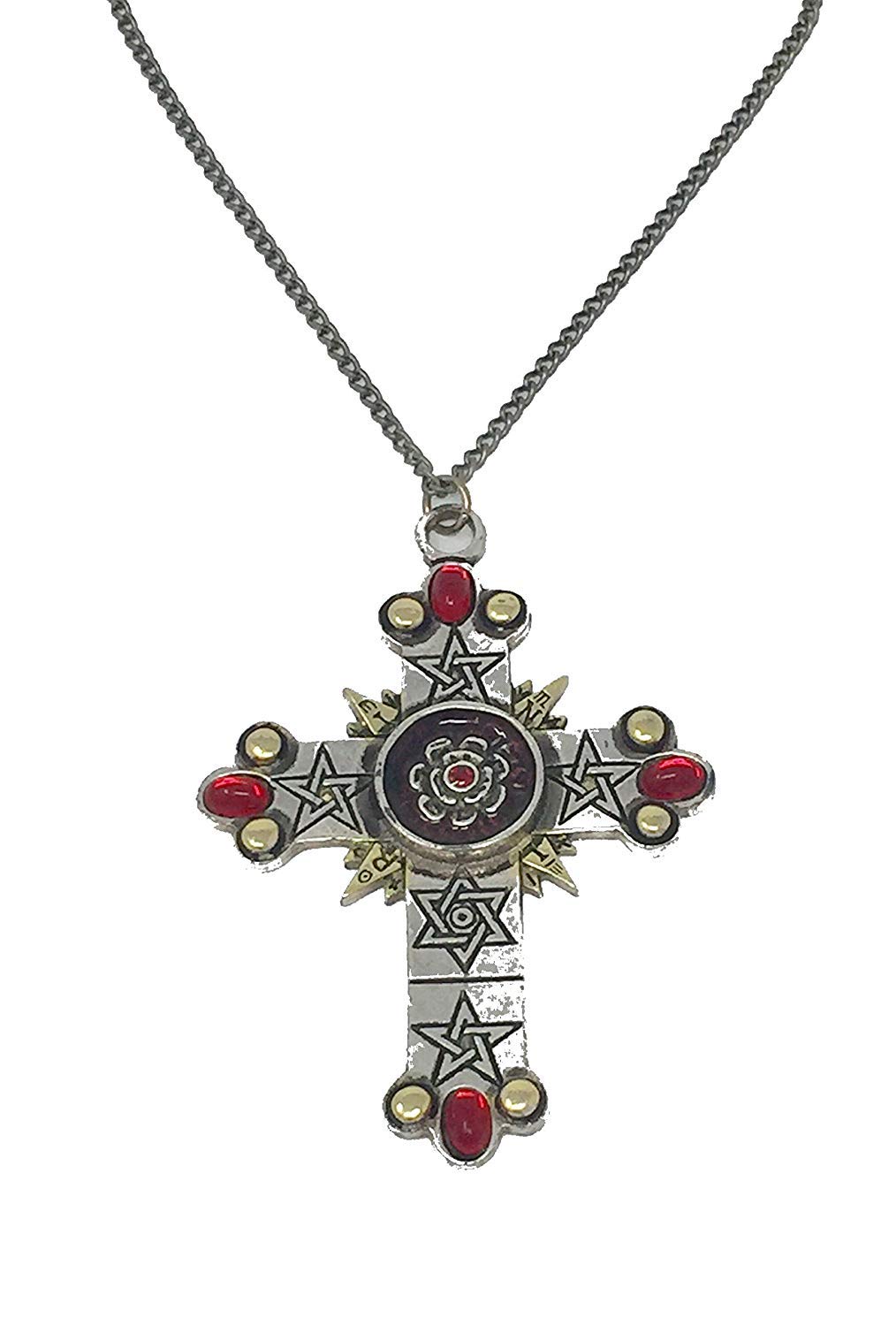 Forbidden Charms The Rose Cross to be Empowered to Any High Purpose Pendant Necklace Collection