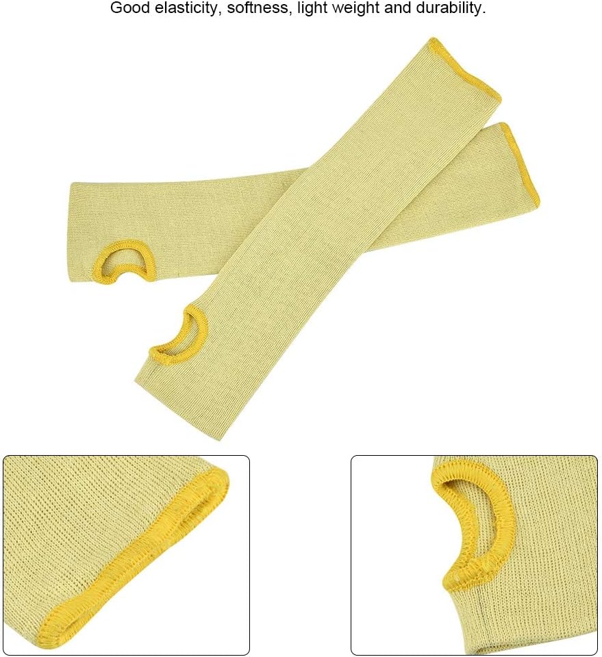 Arm Protection Sleeve, Cut Proof Arm Sleeve, Heat-resistant Anti-Cutting Arms Safety Protector for Garden Kitchen, Farm Work (1 Pair) - Image 5