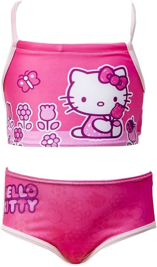 Hello Kitty Girls Tankini Two Piece Swimming Costume Swimsuit.Sizes26 Years Amazon.co.uk