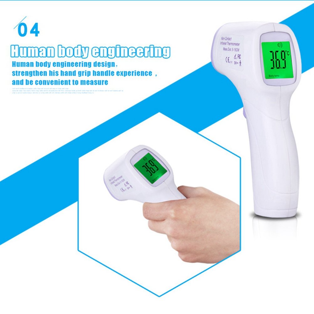 Digital Forehead Thermometer, HANGRUI Non Contact Accurate Dual Mode Infrared Thermometer for Baby Children and Adults