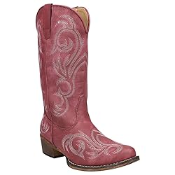 Roper Womens Riley Boot, Red, 9