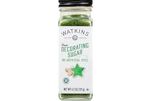NAFURAHI Watkins Green Decorating Sugar (No Artificial Dyes), Non-GMO, Kosher, 4.2 Ounce, 1-Pack
