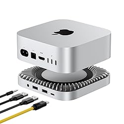 40Gbps Aluminum Hub & Stand for New M4/M4 Pro Mac