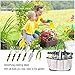 KEDA Garden Tool Set, 9 PCS gardening Tool Set for Digging Planting with Storage Organizer Tote, Garden Gloves Shove, Plant Tie, Ergonomic Gardening Gifts Tool Set for Women Men Adultsthumb 1