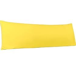 BEDSUM Microfiber Body Pillowcase, Soft Wrinkle