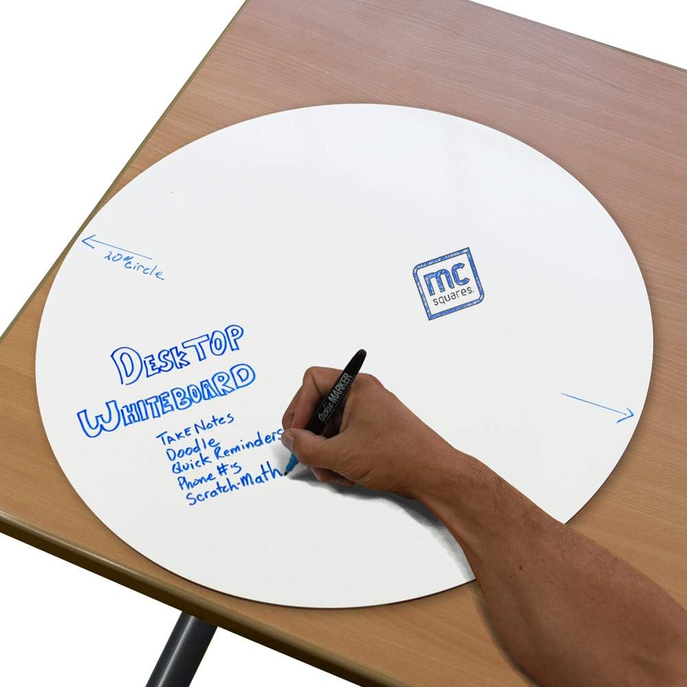 mcSquares Surfaces Desktop DryErase Board for Scratch