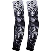 AHXN UV Sun Protection Arm Sleeves for Men & Women-UPF 50+ Sports Compression Cooling Sleeve-Unique TATTOO SLEEVE gift