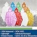 Sara Glove Emergency Clear Rain Ponchos - Lightweight & Disposable Case of 200…