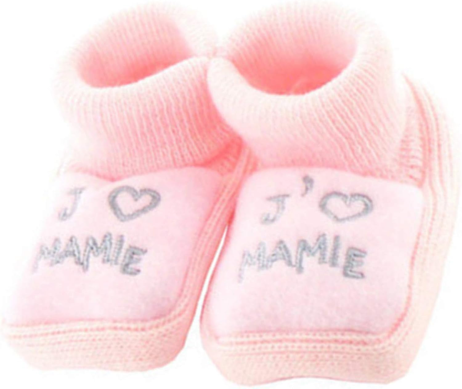 Chaussures Bebe Bebe Puericulture Cadeau Noel Chaussons Doux Avec Des Messages D Amour Pour La Famille Chaussette Bebe Pour Annonce Grossesse Ou Naissance Bio Brodes Nosbebes Chaussons Bebe