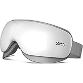 SKG Eye Massager with Heat, Valentine's Day Gifts for Her Him, Bluetooth Music & Foldable Sleep Mask for Dry Eyes & Relaxation, Eye Mask for Migraine, Ideal for Travel, Work
