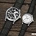 DREAMING Q&P Romantic His and Hers Pair Wrist Watches for Couples Man Woman fq-102 Fashionable Ultrathin Leather Wristwatch Set of 2