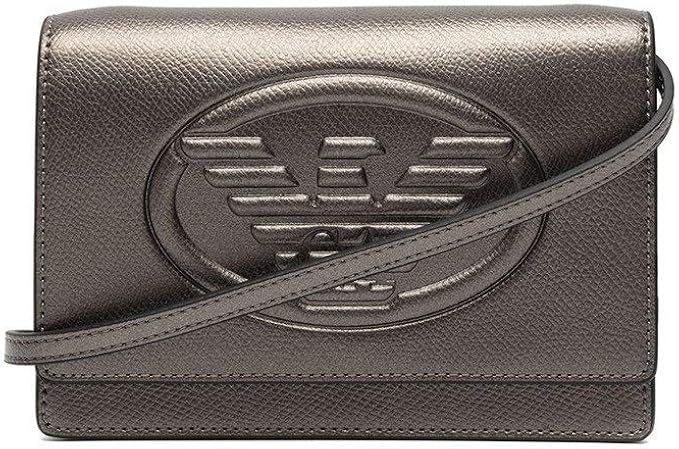 Emporio Armani Damen Logo Umhangetasche Ein Grosse Zinn Amazon De