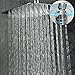 SR SUN RISE SRSH-C1003 Ceiling Mount Bathroom Luxury Rain Mixer Shower Combo Set Rainfall Shower Head System 10 Inch Polished Chrome (Contain Shower Faucet Rough-In Valve Body and Trim）