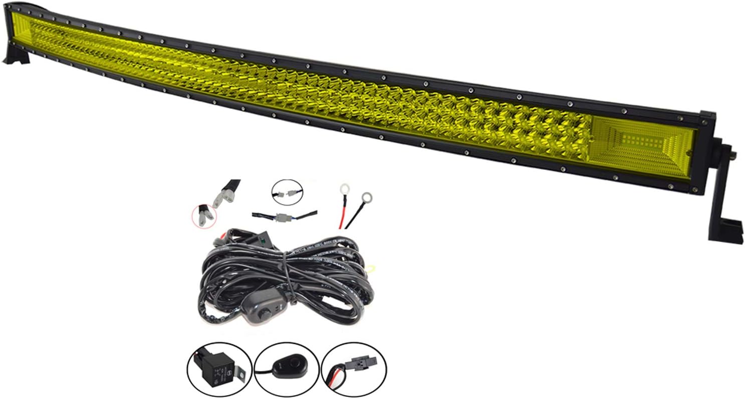 Willpower 42" Curved LED Light Bar - 540W Spot/Flood Combo, IP67 Waterproof For Off-Road Vehicles