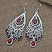 Vintage Retro Style Tassels Dangle Earring Fashion Chandeliers Earrings EAG080 (Red)