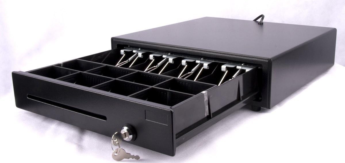 Cash Drawer iQCash410 RJ12/RJ11 41x41, 5x10cm Cash Money Drawer Cash Box