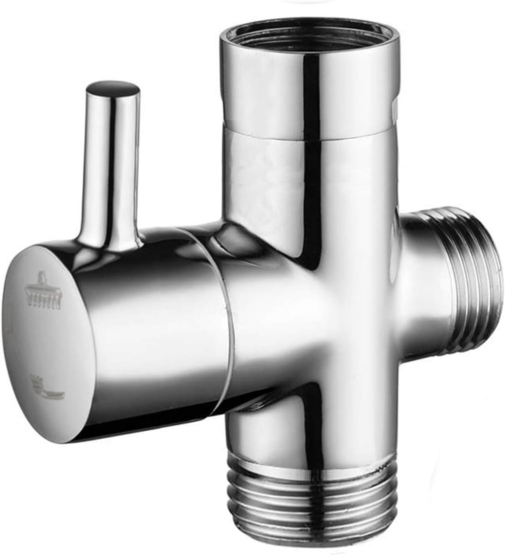 Shower Arm Diverter Solid Brass 3way Diverter Valve Hand Shower Hose ...