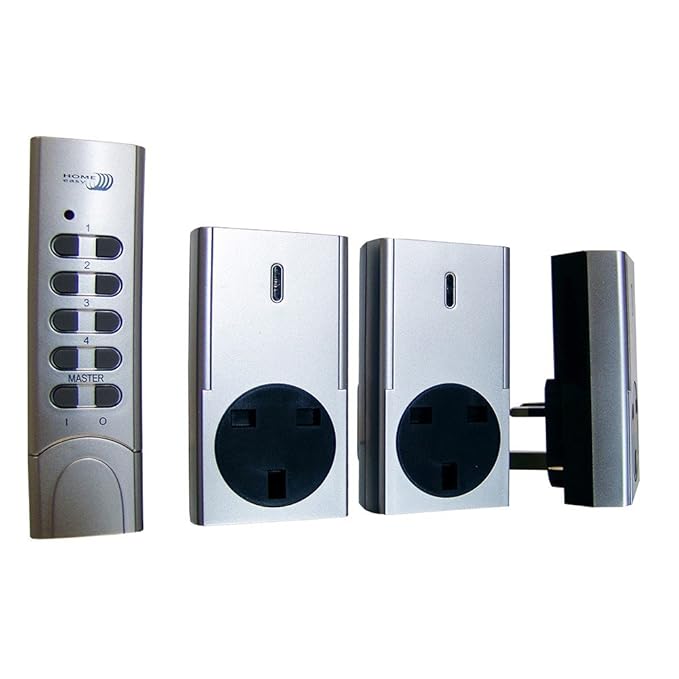 Home Easy Remote Control 3 Pack Socket Kit Model HE830S Amazon.co.uk