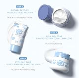 LAIKOU Skincare Set 5pc Milk Cleanser Day Night Eye Sunscreen Gift view 9