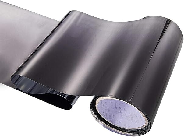 Amazon Goolrc 上部フロントウィンドシールド日焼け止めシートグラデーション自動染色フィルムクリエイティブフロントガラスステッカー車体デカール装飾 フェンダパネル 車 バイク