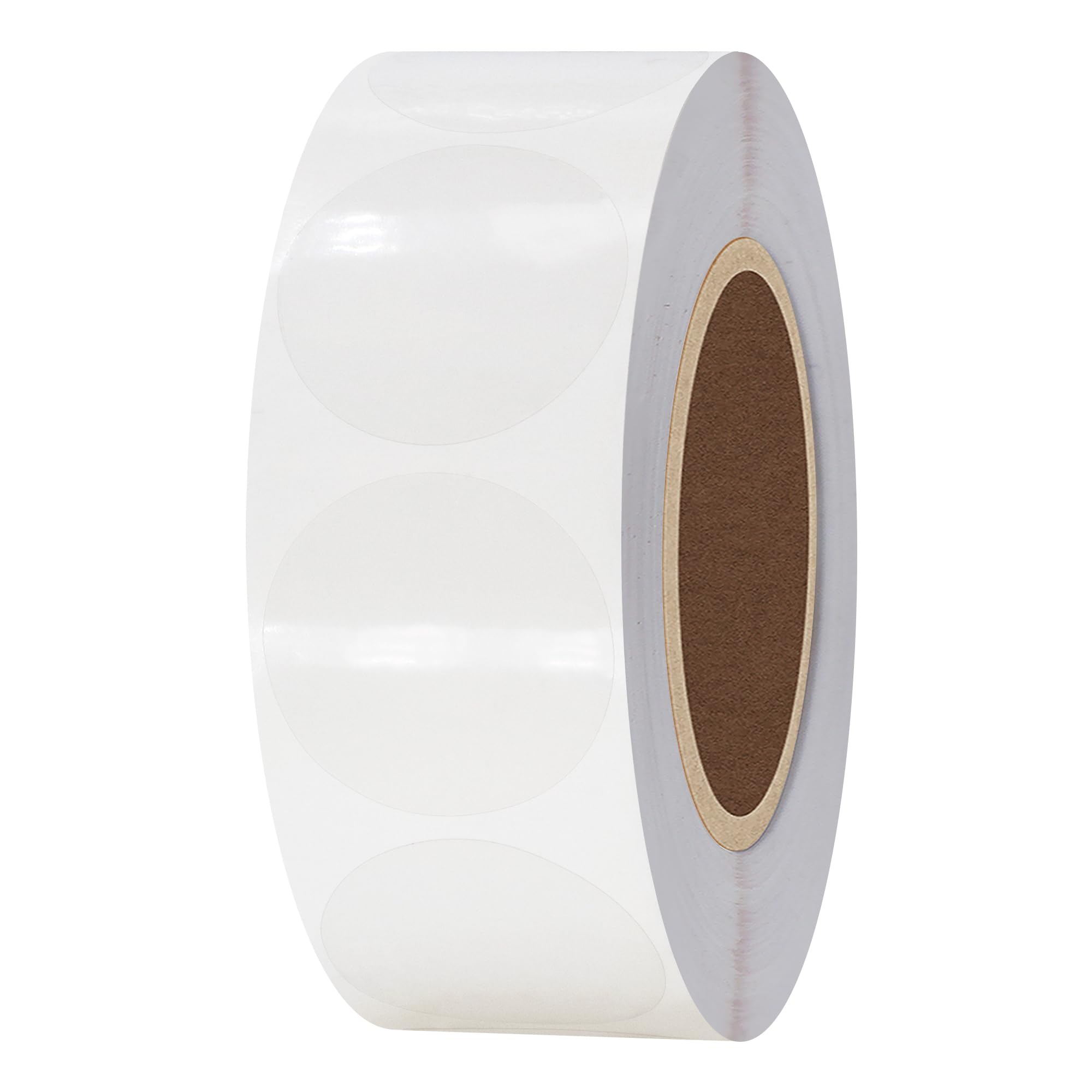 Hylabelest 1 Inch Clear Retail Package Seals Round Circle Wafer Stickers 25mm Transparent Labels (1 Inch)